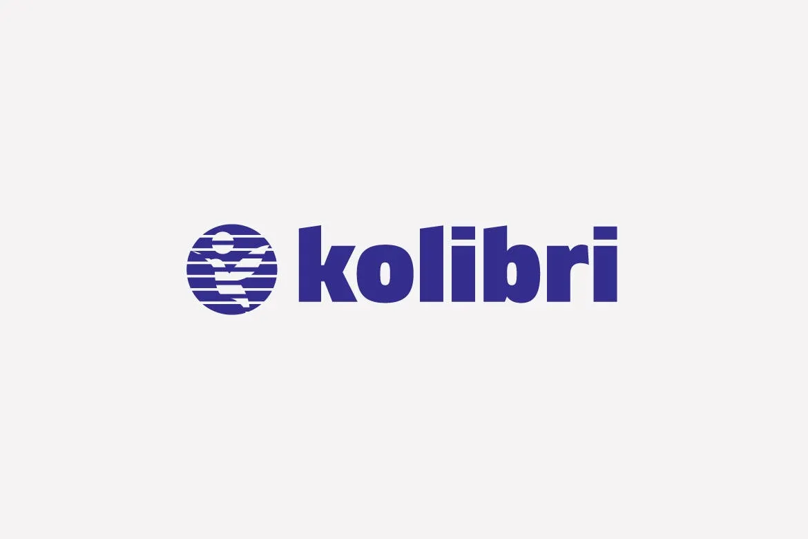 鸟、海洋与太阳元素Logo设计素材库精选模板 Kolibri Logo Template插图(4)