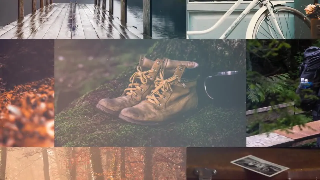 柔和漏光效果幻灯片动画像素设计精选AE模板