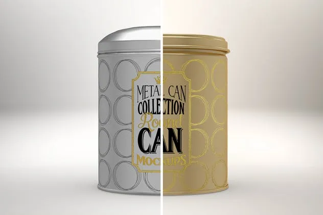 各种各样的金属罐头样机大合集 Vol. 1 Metal Can Mockup Collection插图(6)