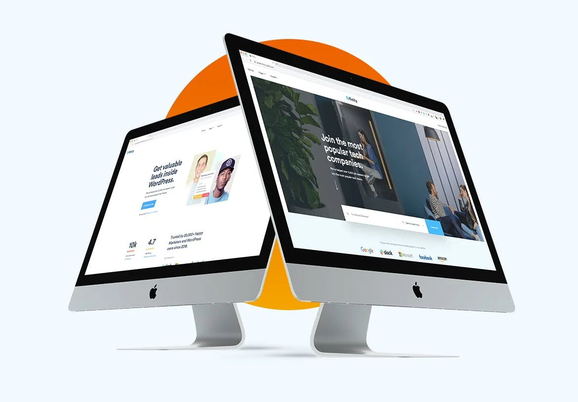 2019款iMac一体机电脑多角度样机模板 iMac 2019 Angle Mockup插图(1)