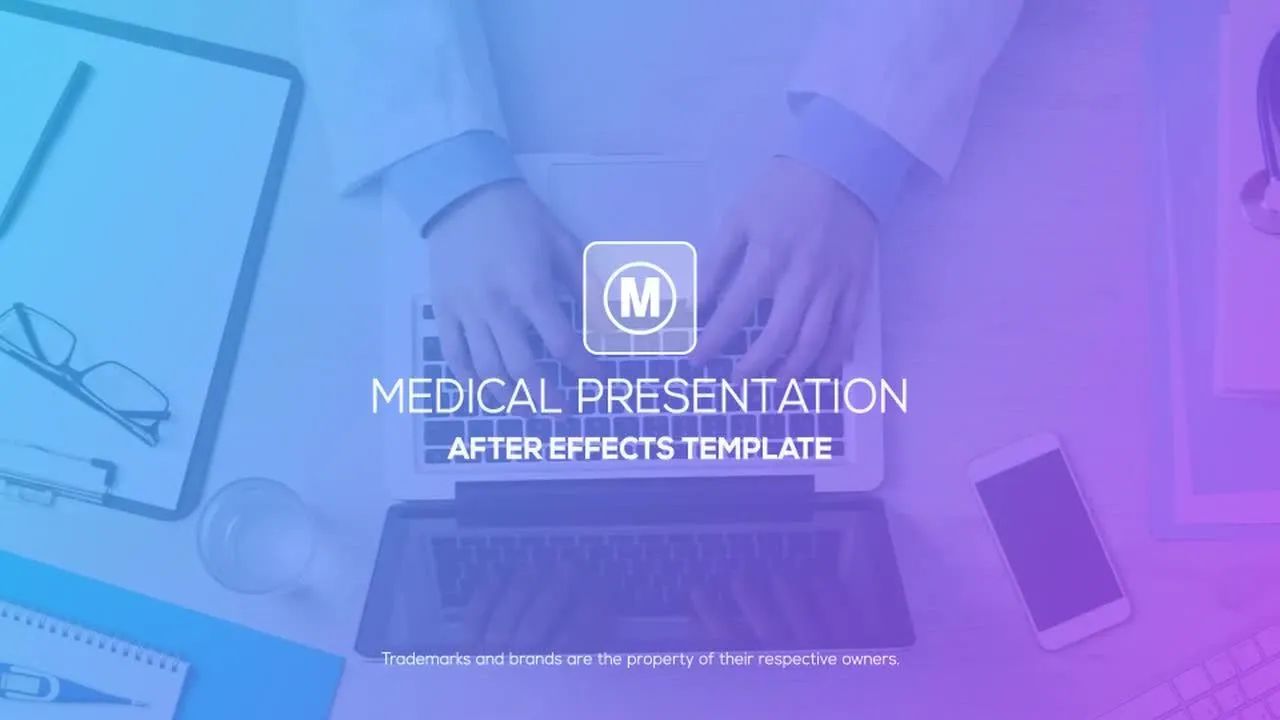 诊所介绍活动和在线营销视频像素设计精选AE模板