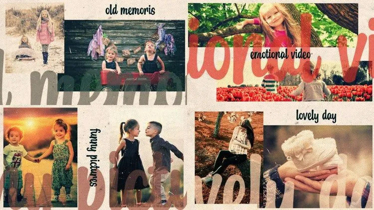 幻灯片放映动态像素设计精选AE模板