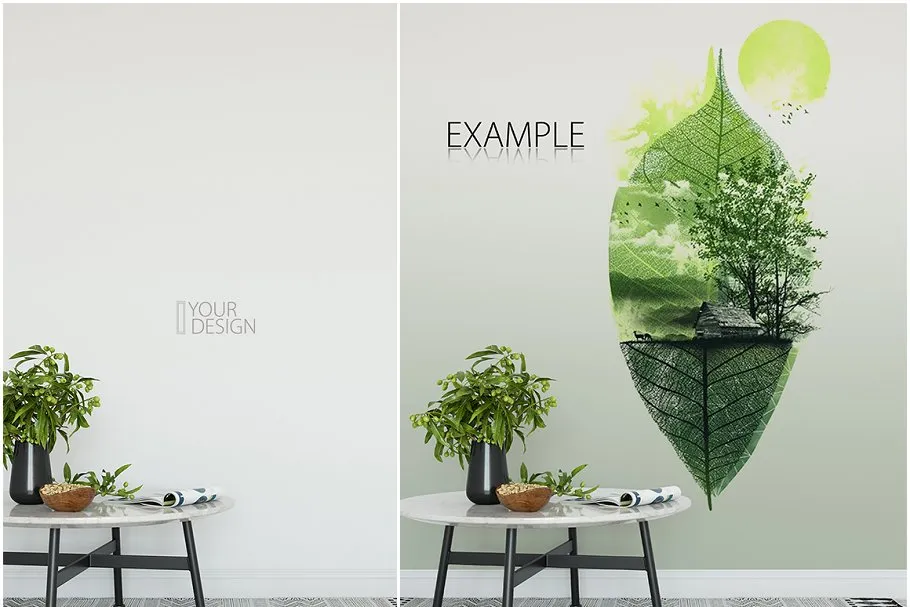 家居室内墙纸&相框画框样机模板 Interior Wall & Frames Mockup – 4插图(17)
