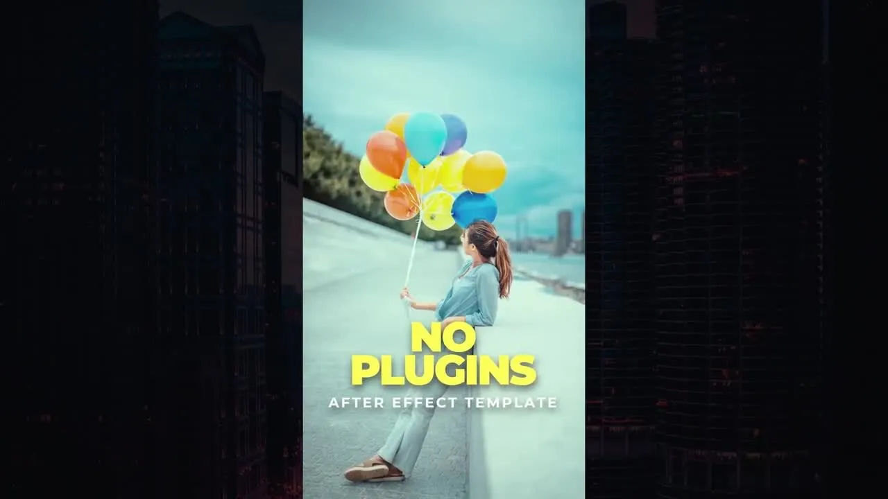 个干净移动RGB动画效果像素设计精选AE模板