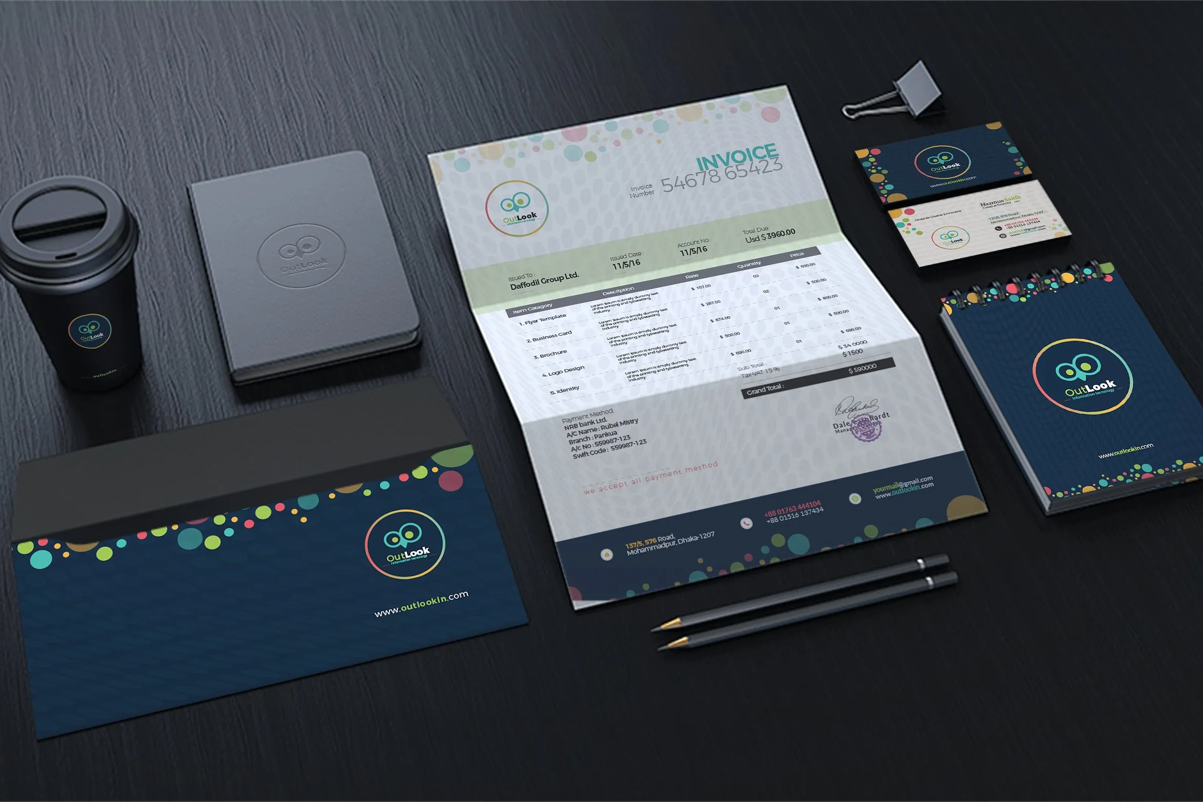 超级品牌 VI 展示样机集合 Branding Corporate Identity插图(1)