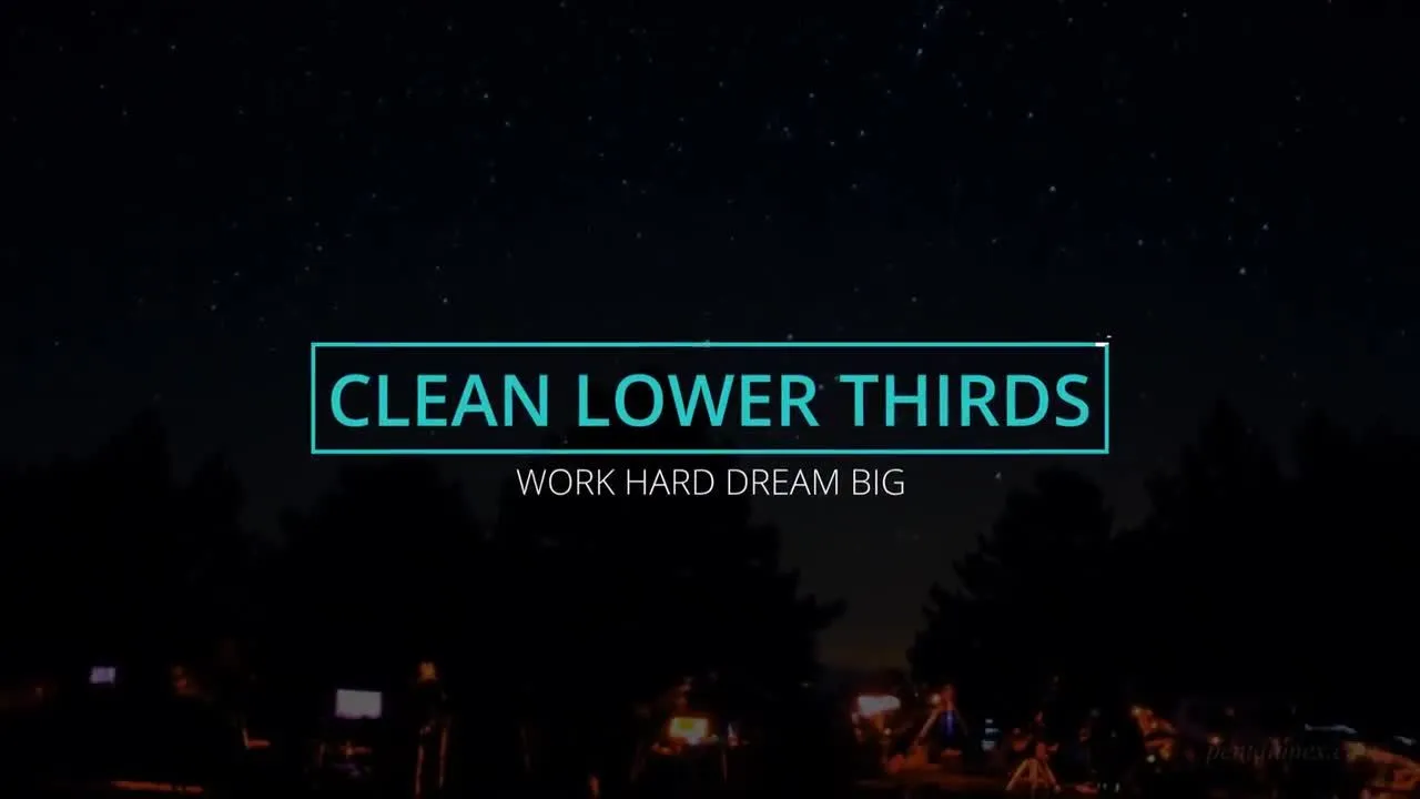 10个优雅流畅的低三分之一商业宣传像素设计精选AE模板