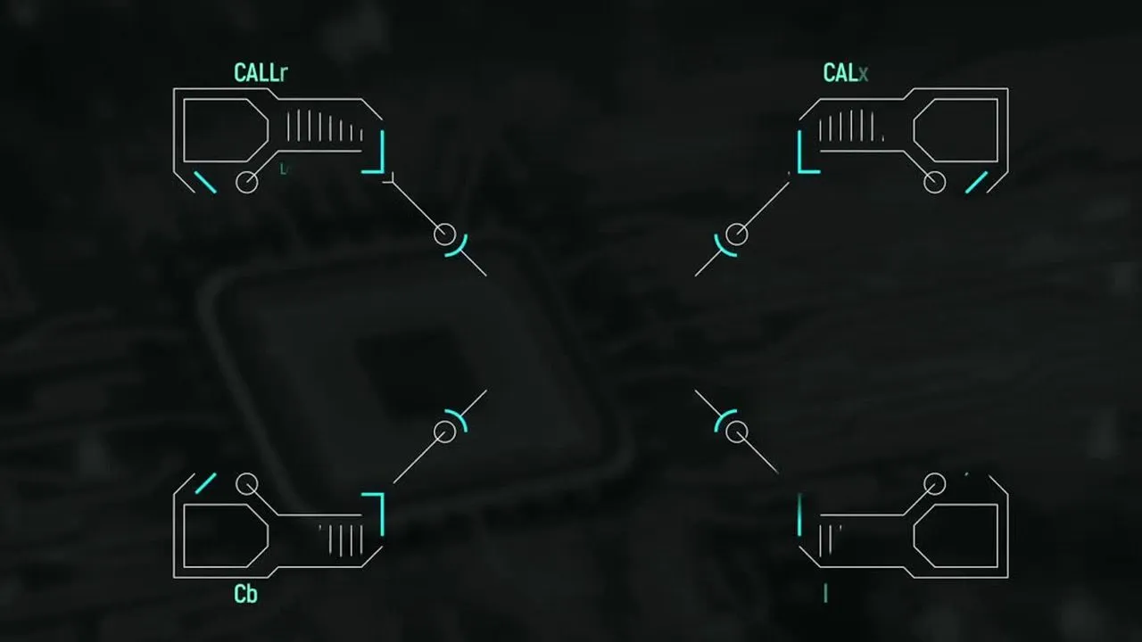 高科技元素标注像素设计精选AE模板