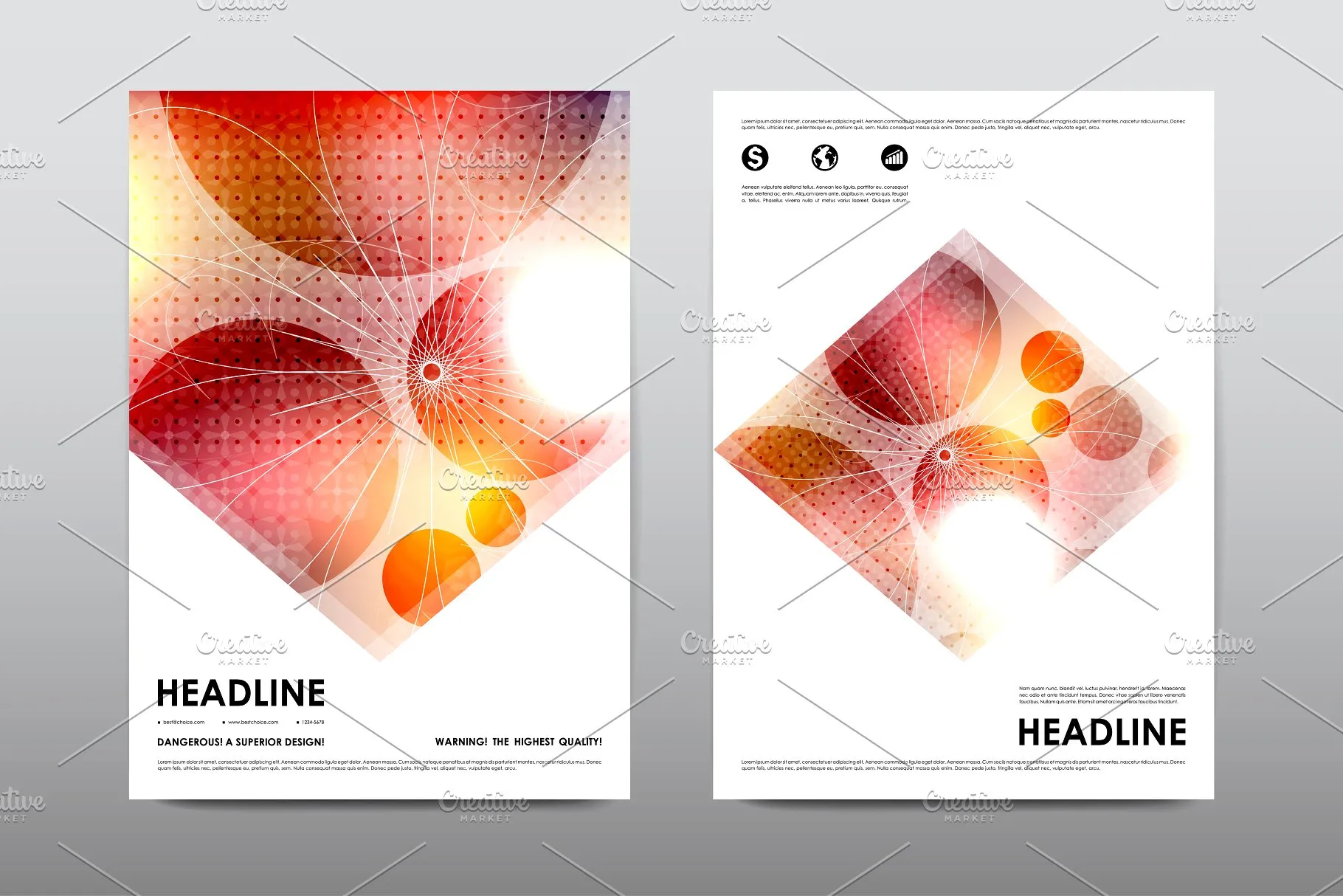 50+企业画册模板合集 50+ Business Brochures Bundle插图(19)