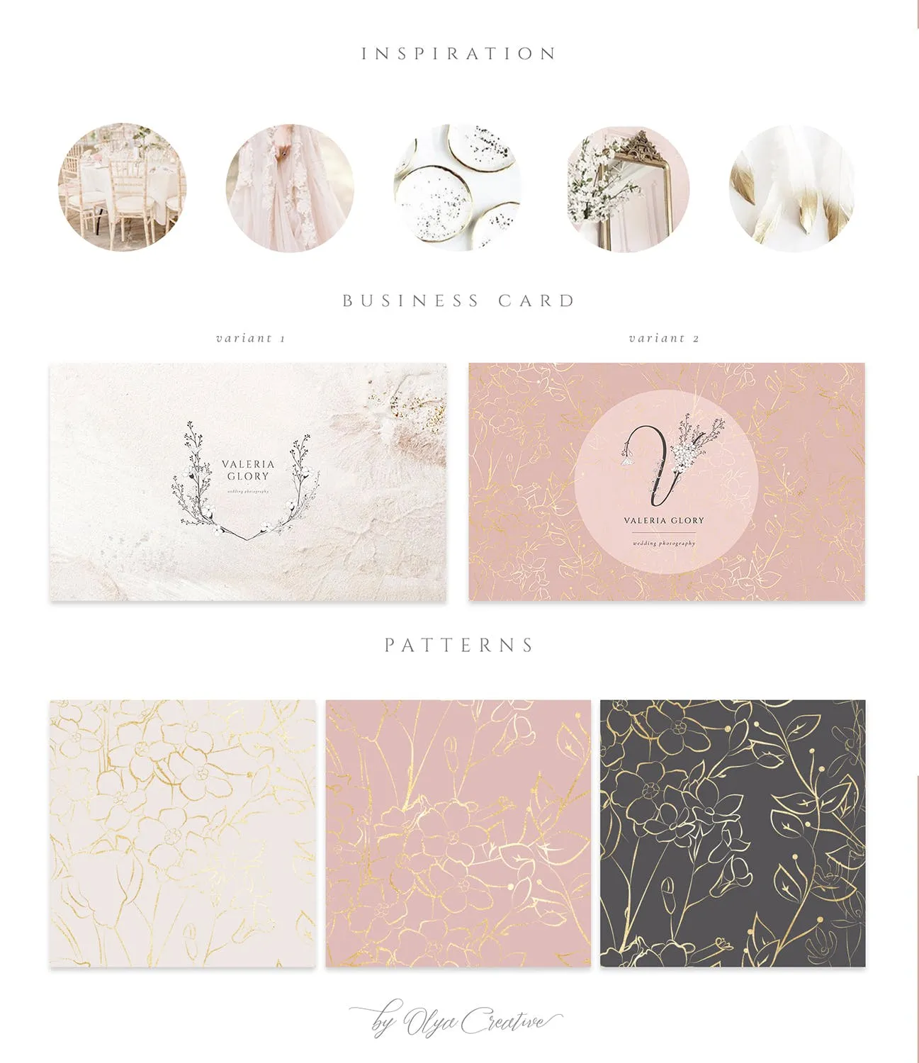 高端女性饰品品牌设计素材套装 Pre-made Logo ~ Branding Kit插图(2)