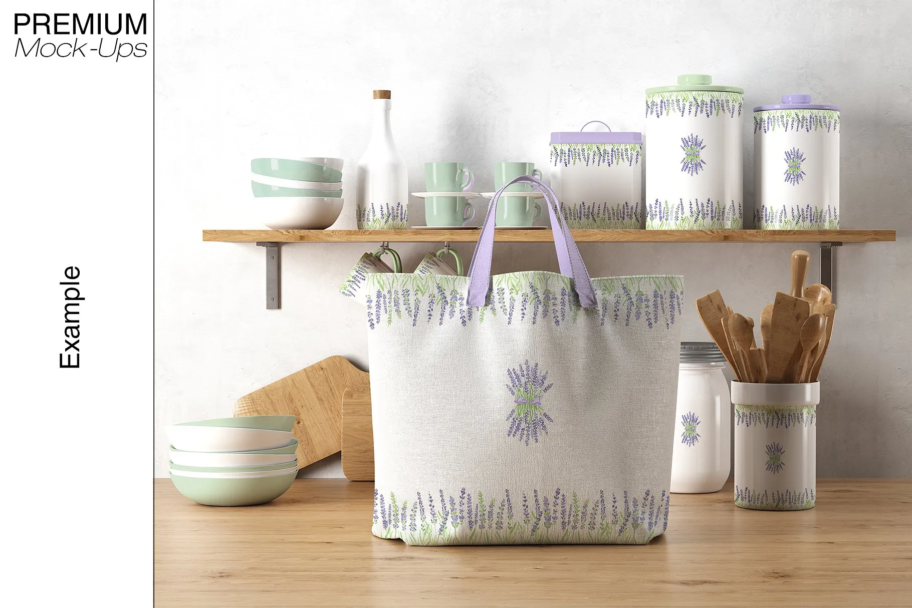 手提帆布环保袋展示样机下载 Tote Canvas Bag Mockups [psd]插图(9)