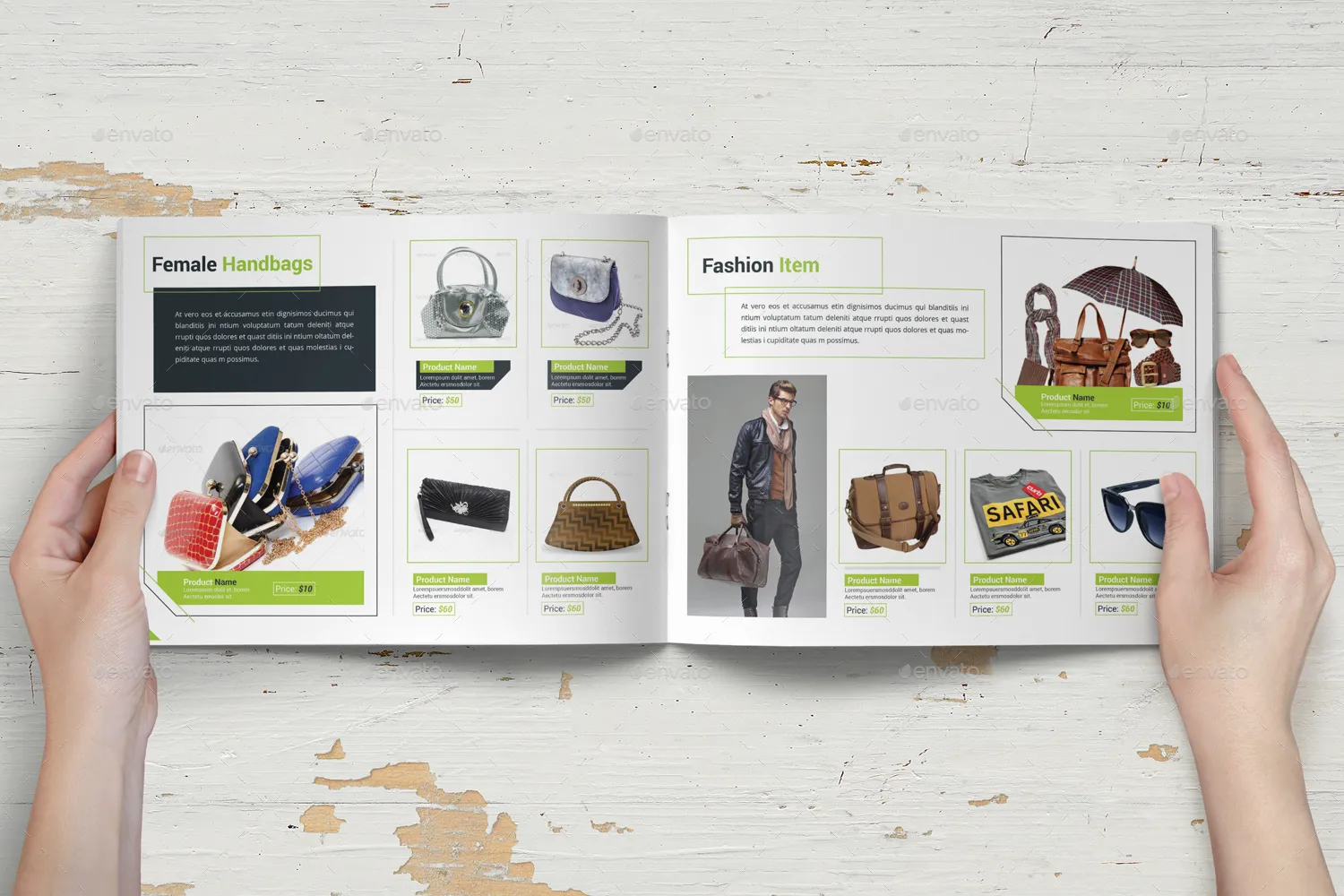 时尚极简的购物指南杂志模板下载[indd]插图(6)