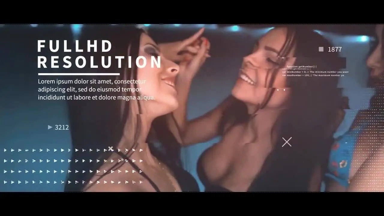 宣传片活动视频动态促销像素设计精选AE模板