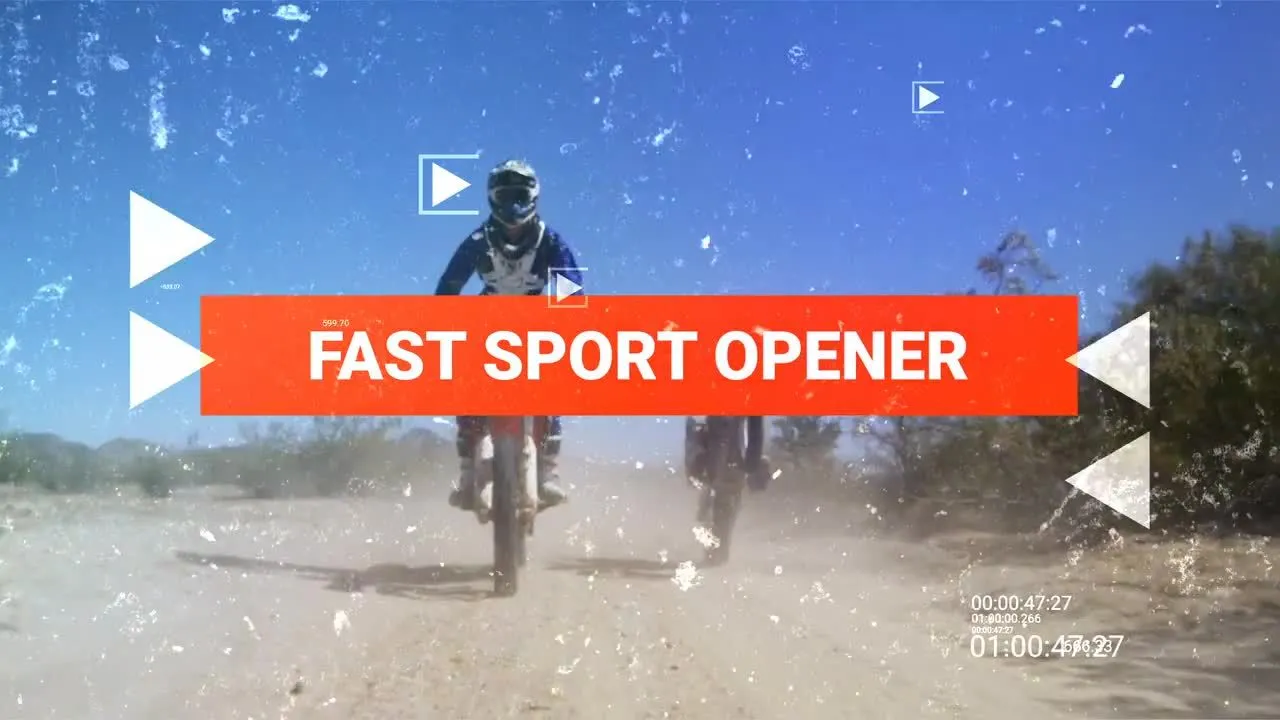 体育促销炫酷动画像素设计精选AE模板