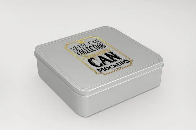 各种各样的金属罐头样机大合集 Vol. 1 Metal Can Mockup Collection插图(7)