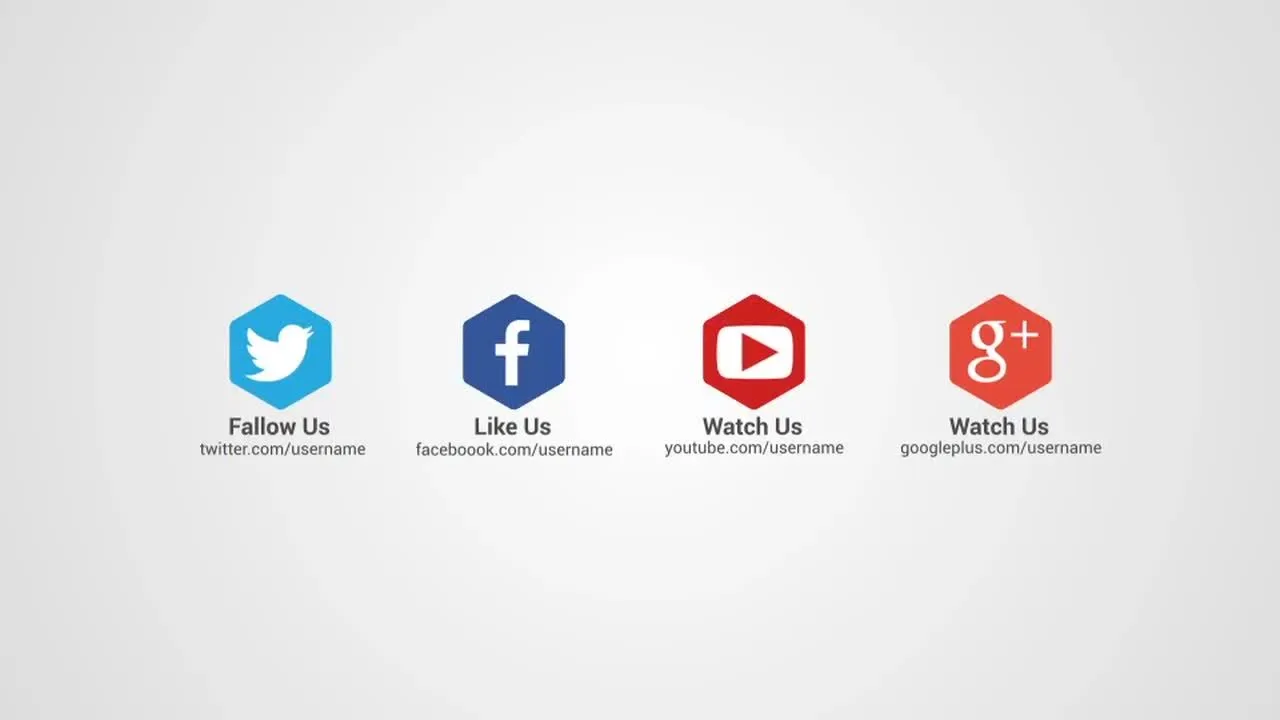 明亮有趣创意的社交媒体简介像素设计精选AE模板