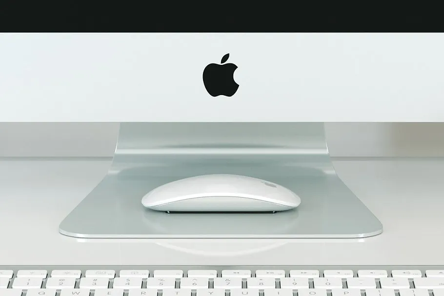 5K分辨率iMac实景场景样机模板 iMac Mockup – 5k – (1 PSD)插图(2)