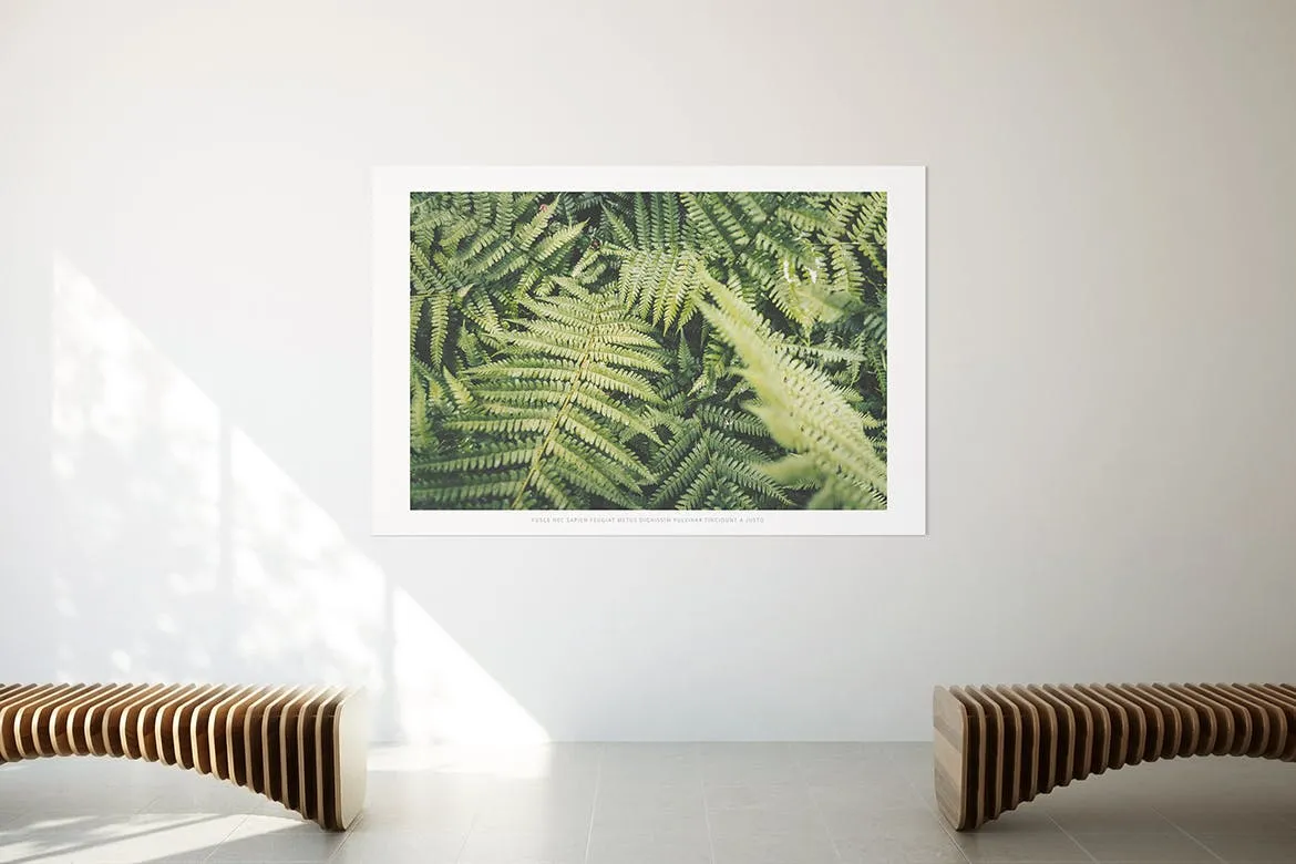 居家大厅大幅画框相框样机素材库精选模板 Poster Mockup插图(5)