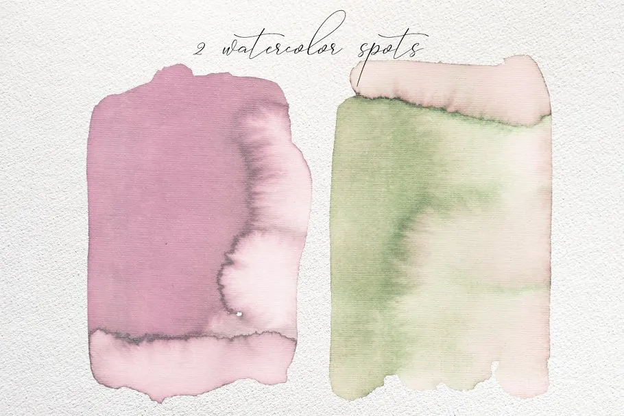 水彩花卉设计素材合集（剪贴画、纹理、纸张等） Bouquets de Mariee Watercolor Set插图(10)