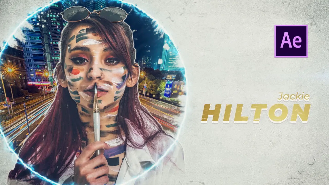 24组人物照片展示视频特效像素设计精选AE模板