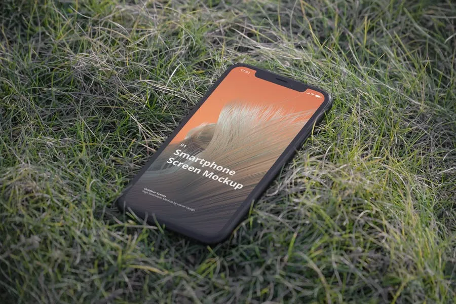 户外场景全面屏手机素材库精选样机模板 Phone Mockup Outdoor Scenes插图(1)