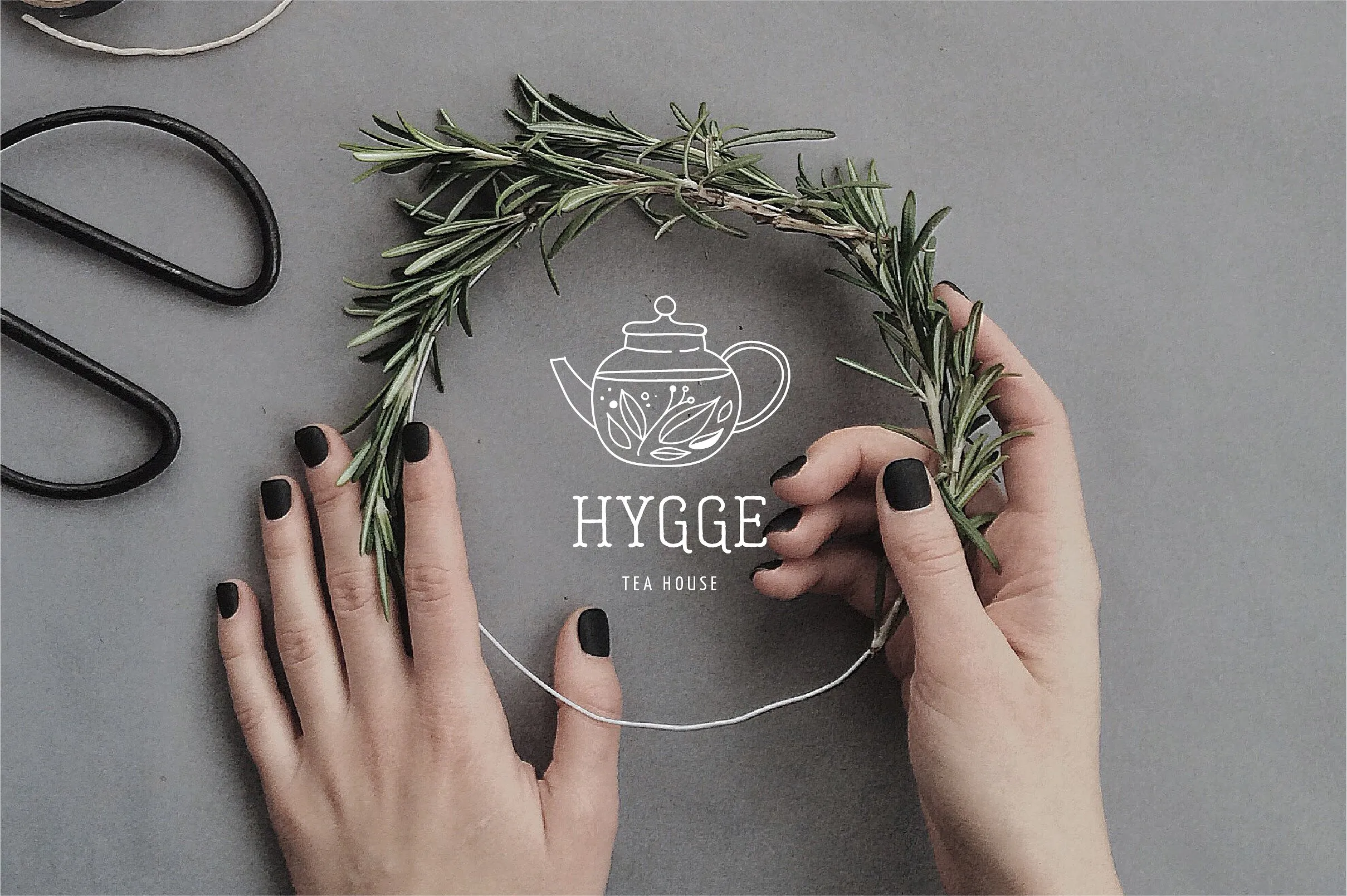 欧式手绘风格Logo设计模板 Hygge – premade logo collection插图(7)