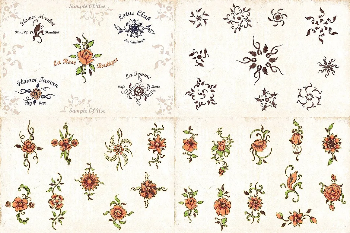 素材库下午茶：高品质的600+复古风格矢量logo标志标签大集合插图(13)