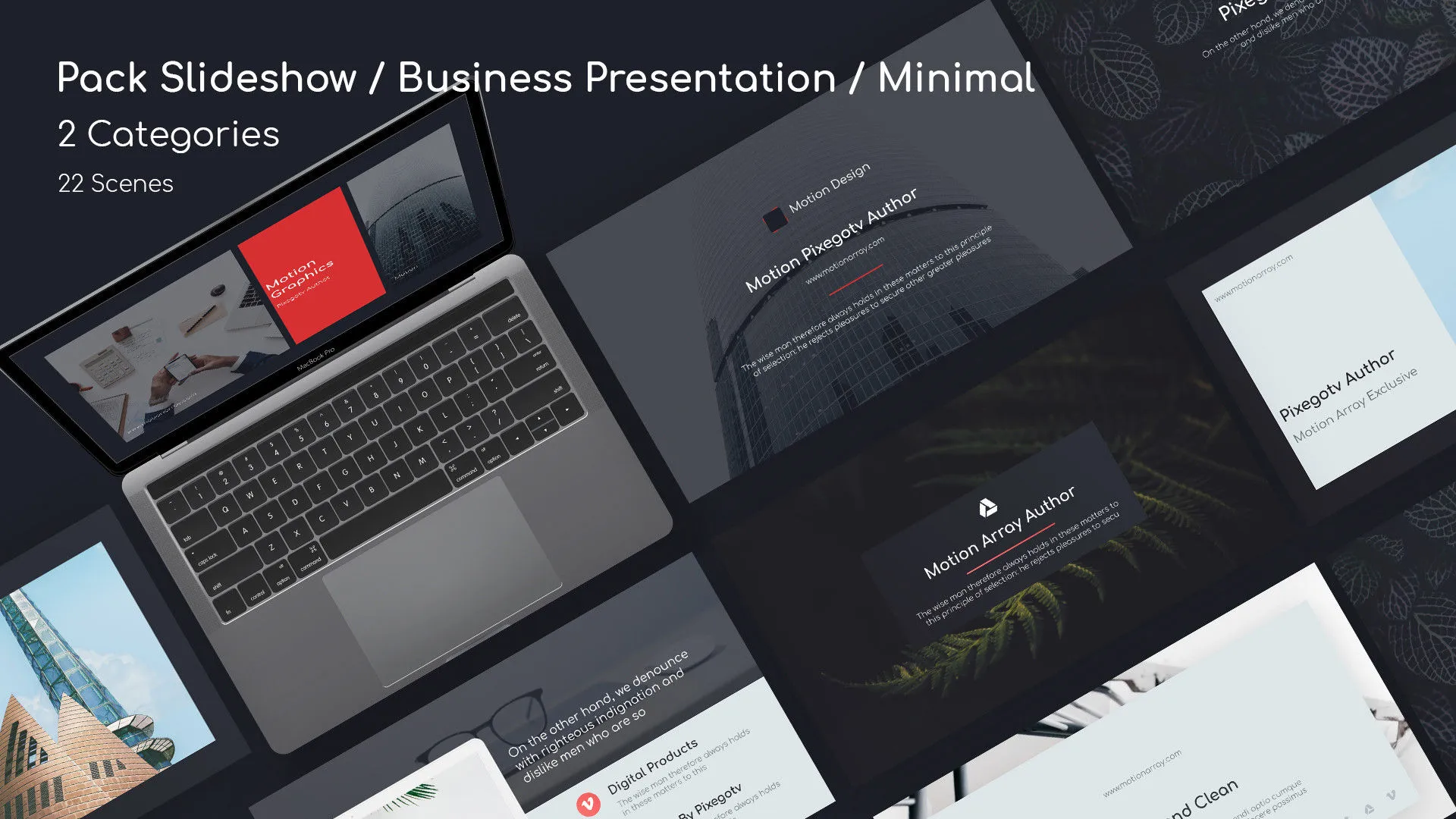 易于使用的超现代像素设计精选AE模板