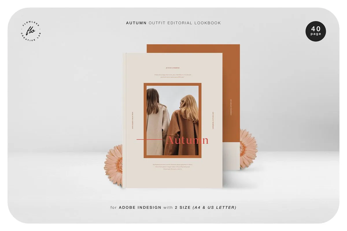 时尚秋季服装产品图册宣传册设计