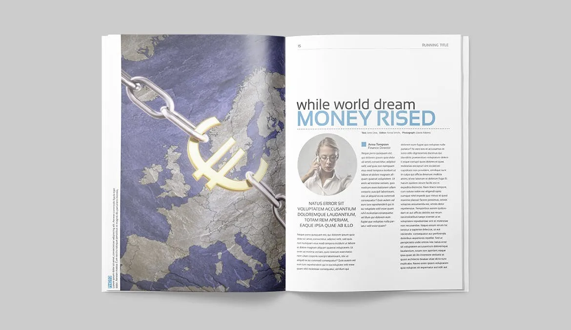 多行业适用专业素材库精选杂志排版设计模板 Magazine Template插图(7)