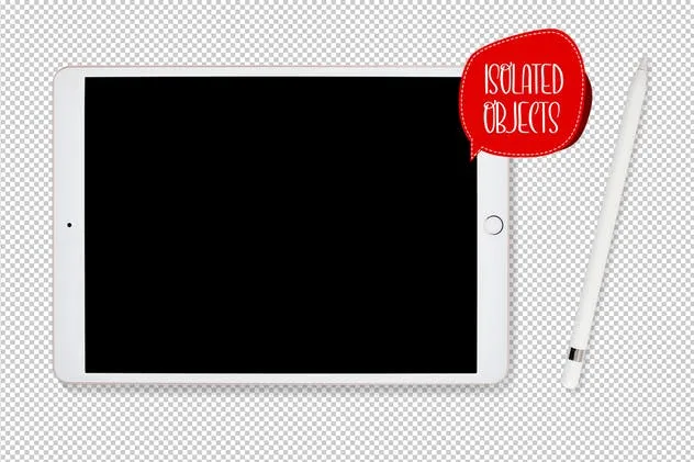 iPad Pro平板电脑屏幕演示样机模板 Tablet iPad Pro Mock Up Set插图(4)
