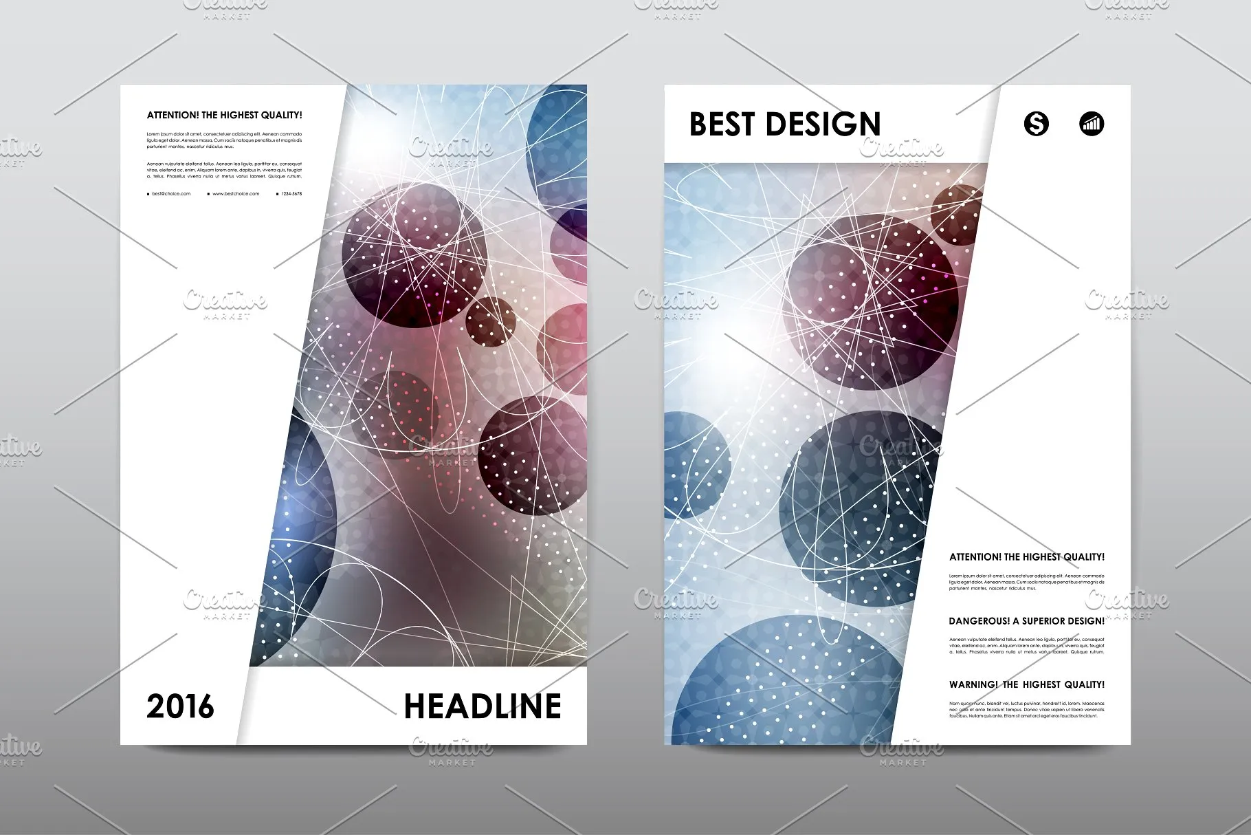 50+企业画册模板合集 50+ Business Brochures Bundle插图(10)