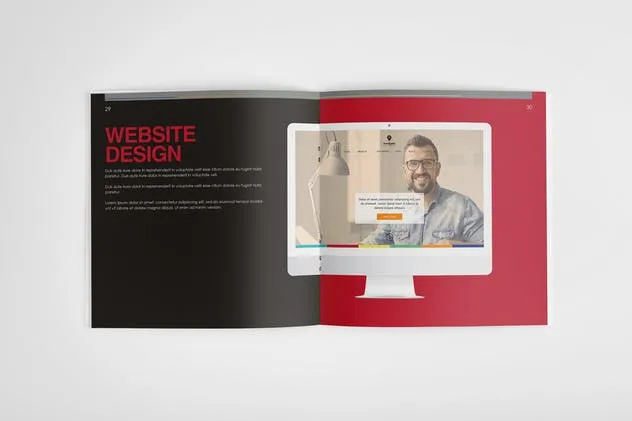 多彩品牌手册画册设计模板 The Colorful – Brand Book Template插图(13)