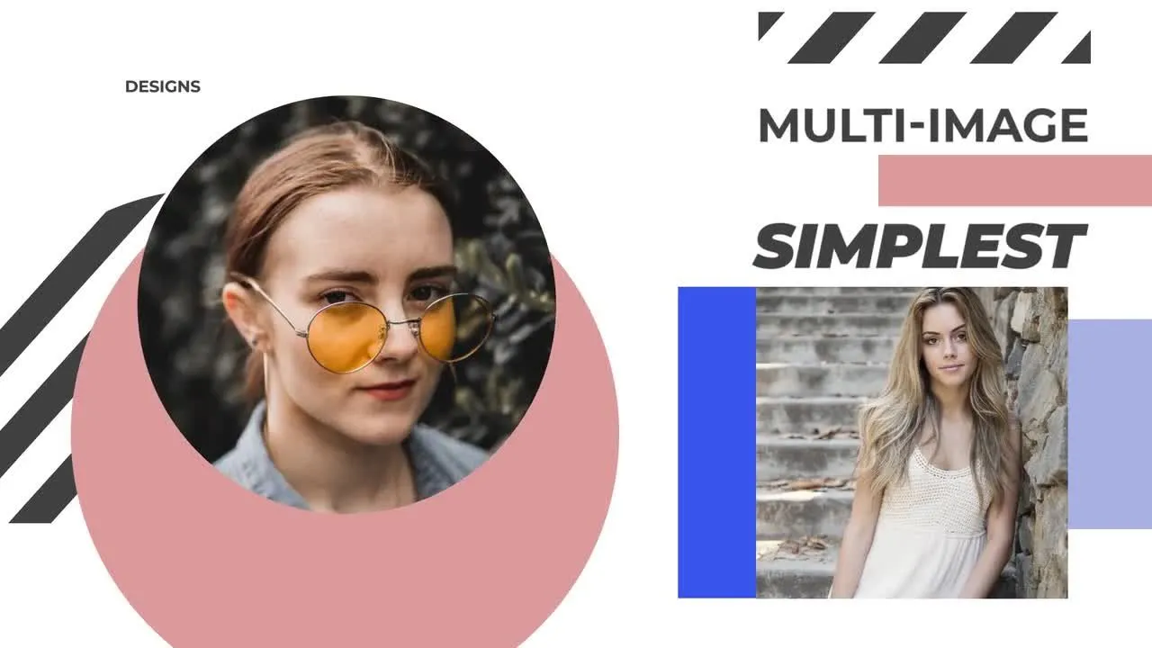 独特的促销活动幻灯片像素设计精选AE模板