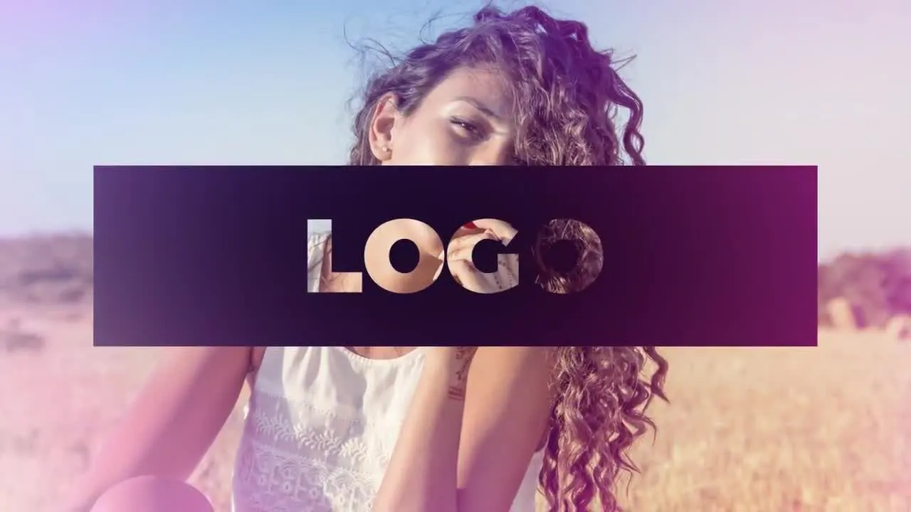 打击乐器徽标像素设计精选AE模板