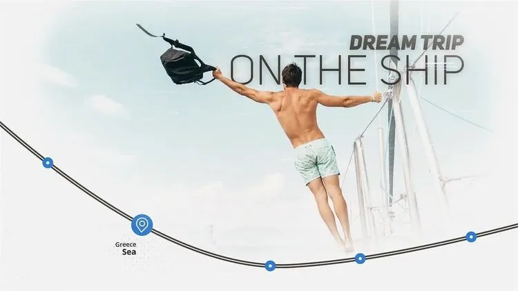 旅行整洁动态动画像素设计精选AE模板