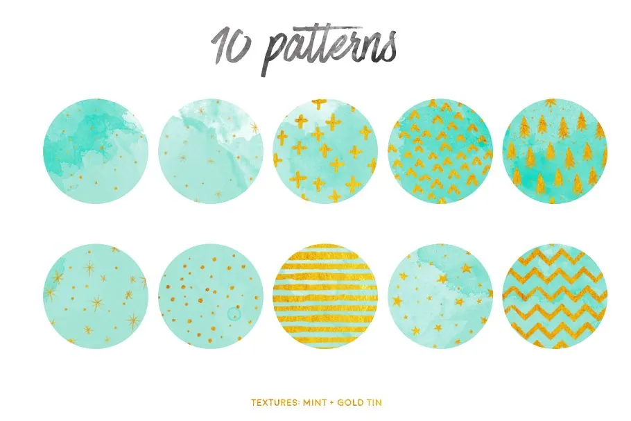 圣诞节贺卡设计模板合集 Design your own Christmas Cards插图(6)