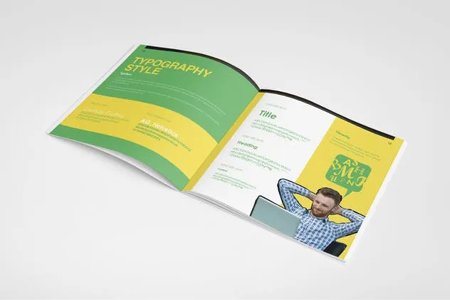 多彩品牌手册画册设计模板 The Colorful – Brand Book Template插图(7)