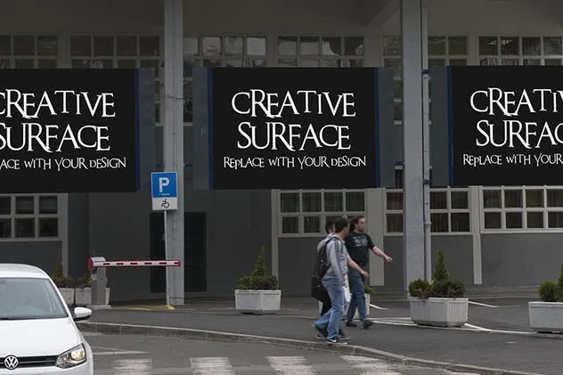 户外广告灯箱广告样机模板合集第三弹 Advertising Space Mock-up Bundle 03插图(4)