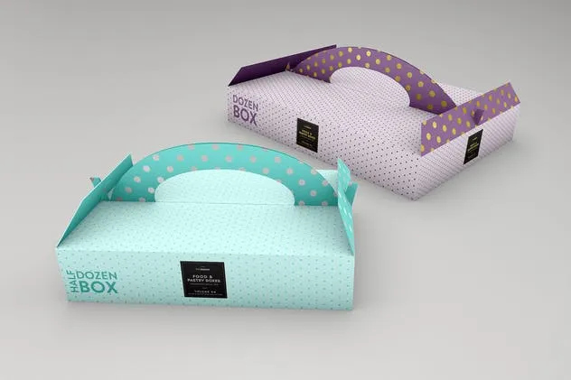 食品糕点包装盒样机模板第4卷 Food Pastry Boxes Vol.4: Packaging Mockups插图(7)