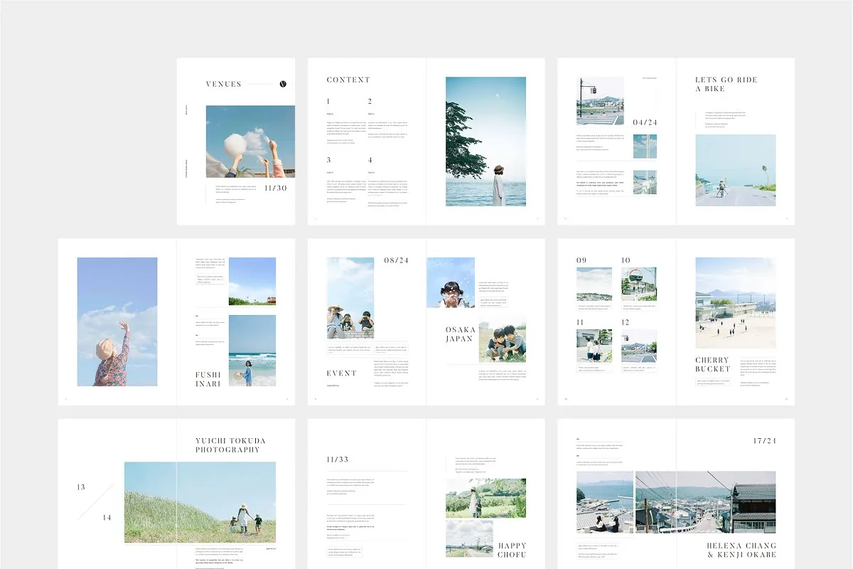 VENUES假期旅游时尚杂志画册设计模板插图(6)