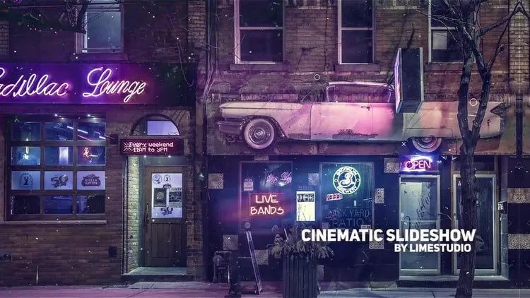 华丽电影幻灯片像素设计精选AE模板