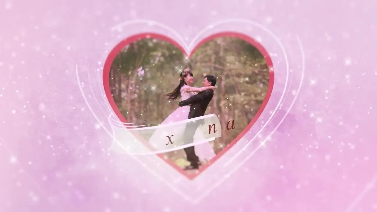 情人节迷你动画精美照片显示像素设计精选AE模板