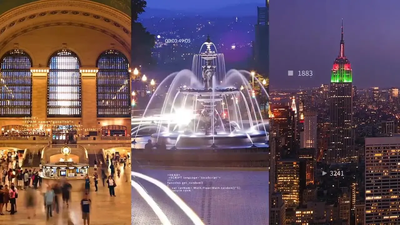 戏剧性电影开场白动画像素设计精选AE模板