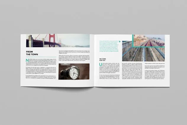 横向规格企业画册&产品目录设计模板 Landscape Magazine插图(6)