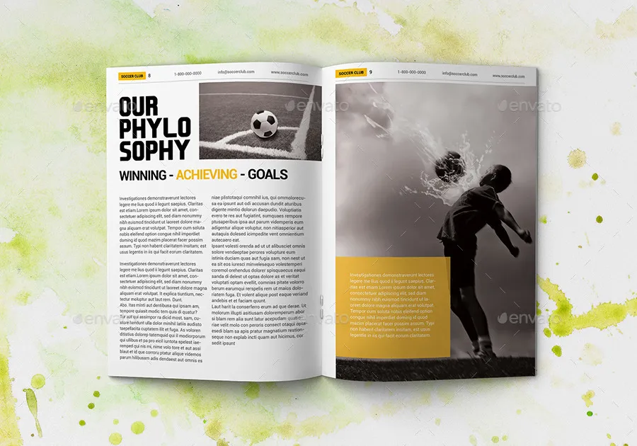 多用途足球俱乐部特色小册子插图(5)