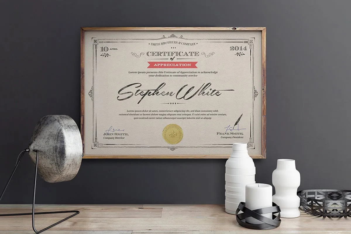 多用途文凭证书/授权证书模板 Multipurpose Certificates III插图