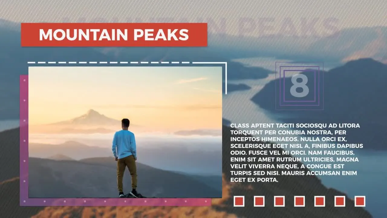 企业演示文稿或商业幻灯片宣传像素设计精选AE模板