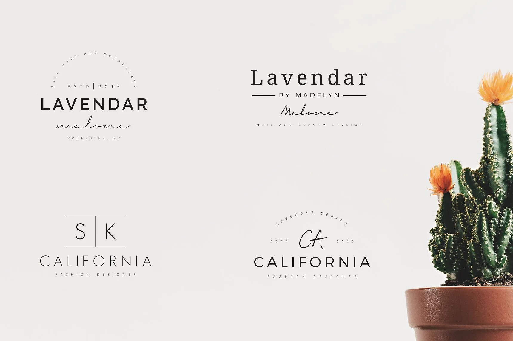 时尚简约的预制标志LOGO模板插图(8)