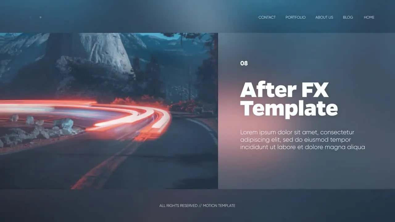13个优雅动画企业幻灯片像素设计精选AE模板