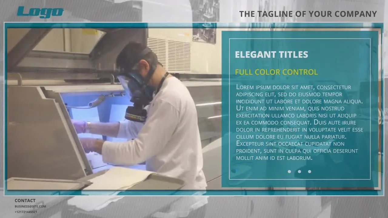 企业介绍幻灯片动画像素设计精选AE模板